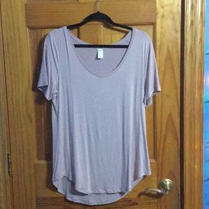 Short sleeve dusty pink